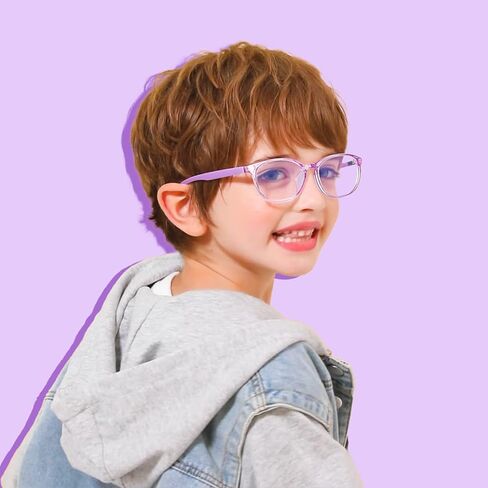 Blue Light Glasses 2 Pack,Ultra-Light for Kids,Unbreakable Frame with Case,Anti Eyestrain & Blu-ray &UV400 in Saudi Arabia