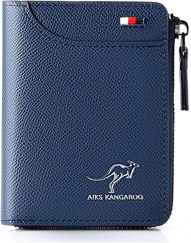 Reshline Men’S Rfid Blocking Wallet,Men Zipper Wallet,Medium Size Wallets,Credit Card Holder For Men (Carbon F-BLACK) in Saudi Arabia