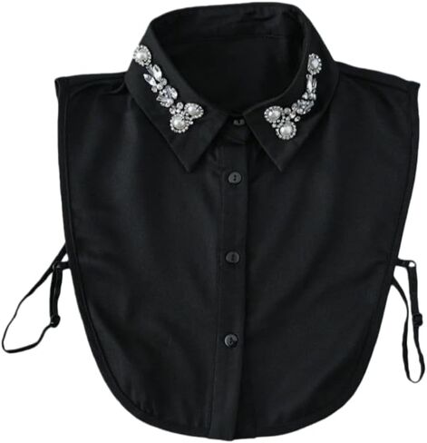 Fake Collar Detachable Dickey Collar Blouse Half Shirts Faux False Collar Inserts Tops for Women Girls in Saudi Arabia