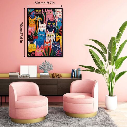 Dog Jigsaw Puzzle for Adults, Funny Puppy Jigsaw Puzzles 1000 Piece, Colorful Animal Puzzles Fun Cool Silly Puzzle in Kuwait