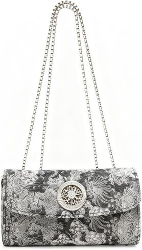 Shoulder Purses for Women Trendy Small Flap Leather Crossbody Bags Ladies Designer Clutch Purses with Chain Strap in Saudi Arabia