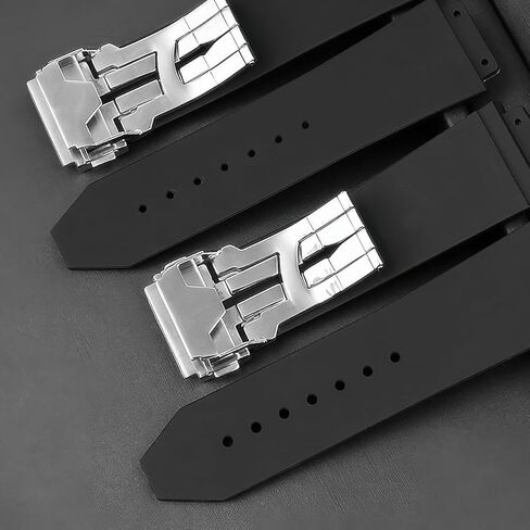 Clasp Buckle Band Replacement For Hublot Big Bang Watch Deployment Strap Silver Stainless Steel 18-24mm in Kuwait