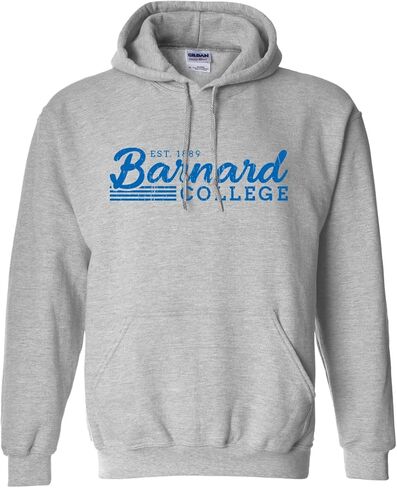 CreateMyTee Vintage Barnard College Unisex Hooded Sweatshirt - Barnard Lions Apparel in Saudi Arabia