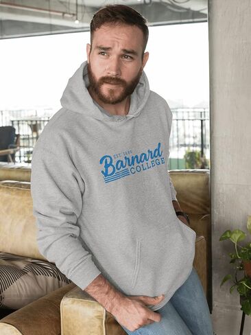 CreateMyTee Vintage Barnard College Unisex Hooded Sweatshirt - Barnard Lions Apparel in Saudi Arabia