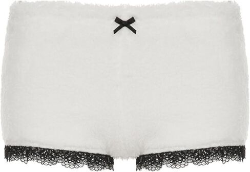 CUTEGAL Y2k Shorts Fuzzy Shorts Leopard Pants Fuzzy Pajama Pants Mini Shorts Micro Shorts Coquette Pants Lounge Shorts Women in Saudi Arabia