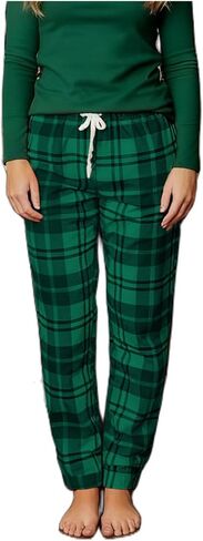 iTranyee Women Christmas Pajama Pants Drawstring Cute Christmas Print Lounge Pants Loose Wide Leg Sweatpants Sleepwear in Saudi Arabia