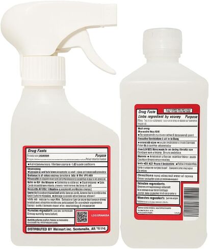 Equate 91% Isopropyl Alcohol | Antiseptic & Cleaning Solution 10 Fl Oz Spray and 16 Fl Oz Bottles Bundle in Kuwait