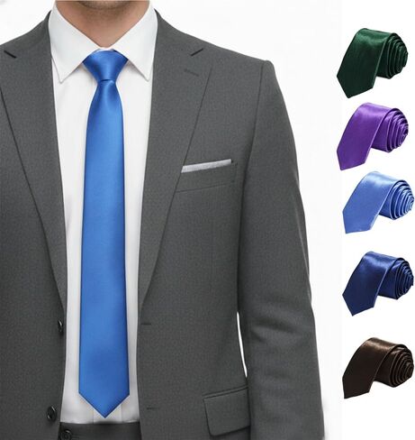 Necktie for Men, Classic Business Tie, Formal Wedding Party Suit Accessory, Fashion Neck Wear for Office, Banquet in Saudi Arabia