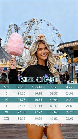 Magical Sweatshirts for Women Cute Graphic Magical Sweatshirt Family Vacation Shirt Casual Long Sleeve Tops in Saudi Arabia