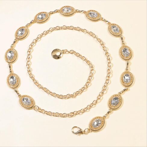Gold Belt Chain Belt for Women Dress Gold Waist Belts Chains Layered Body Chain Jewelry Greek Goddess Waist Chains Jewelry for Women Dainty Fashion Rhinestone Belly Belts Dress Accessories in Saudi Arabia