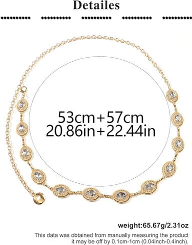 Gold Belt Chain Belt for Women Dress Gold Waist Belts Chains Layered Body Chain Jewelry Greek Goddess Waist Chains Jewelry for Women Dainty Fashion Rhinestone Belly Belts Dress Accessories in Saudi Arabia