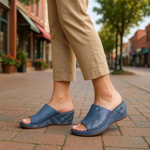صندل نسائي من GC Shoes Dacia مصنوع من جلد الثعبان مع وسادة قدم مبطنة، وتفاصيل مثقوبة وتصميم سهل الارتداء in Saudi Arabia