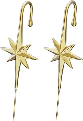 أقراط North Star Helix Hook - قابلة للتعديل، لا تسبب الحساسية، على شكل أساور أذن للجنسين in Kuwait
