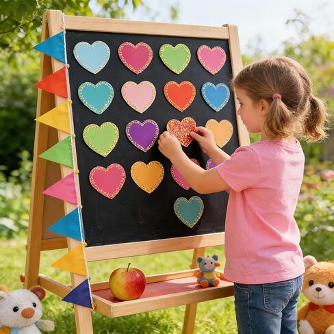 108 Pcs Heart Cutouts for Classroom 3.5 Inch Small Bulletin Board Heart Paper Board Decor for Office School DIY Craft in Saudi Arabia