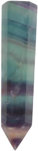 Colorful Fluorite Geometry Shape Rainbow Single-Pointed Crystal Hexagonal Single Pointed Natural Energy Stone Raw(S) in Saudi Arabia