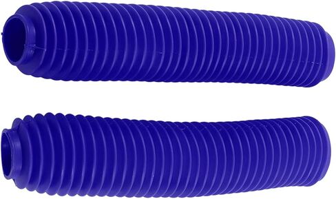 Shock Absorber Boot, Pair Motorcycle Front Fork Shock Boots Dust Cover Replacement for RM125 DR250 DRZ400 400(Blue) in Saudi Arabia
