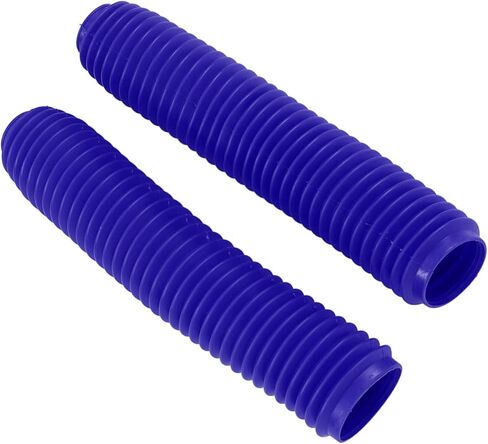 Shock Absorber Boot, Pair Motorcycle Front Fork Shock Boots Dust Cover Replacement for RM125 DR250 DRZ400 400(Blue) in Saudi Arabia