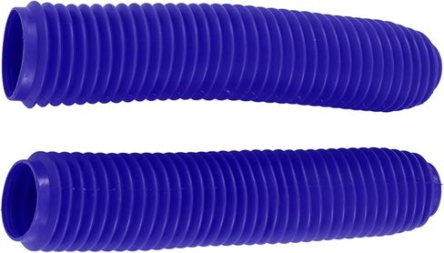 Shock Absorber Boot, Pair Motorcycle Front Fork Shock Boots Dust Cover Replacement for RM125 DR250 DRZ400 400(Blue) in Saudi Arabia