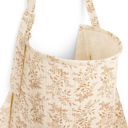 MEXXI Muslin Nursing Cover for Breastfeeding, Breathable Breastfeeding Cover for Women, Lightweight Nursing Blanket with Arch Neckline in Kuwait