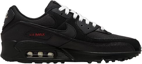 حذاء الجولف الرجالي Nike Air Max 90g، أسود رياضي أحمر أبيض، 7.5 UK، أسود رياضي أحمر أبيض، 8.5 in Kuwait