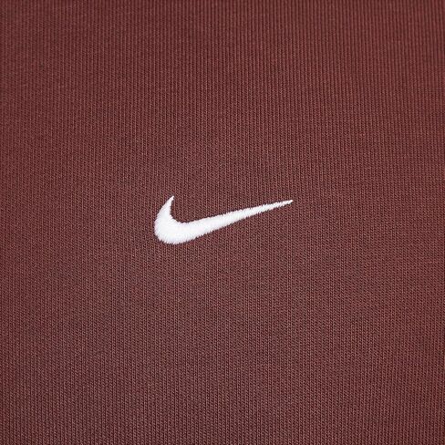 Nike Solo Swoosh Men's Fleece Pullover Hoodie (DX1355-231, Dark Pony/White) in Saudi Arabia