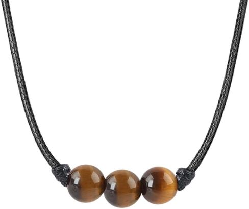 حبل قلادة من weryerker Lucky Beads مع حبل نايلون شمع قابل للتعديل، قلادة مطرزة بالكريستال للرجال والنساء in Kuwait