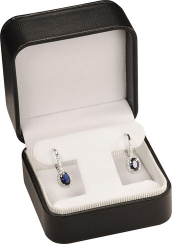 LAODA T Style Earring Gift Box للأطواق والأقراط المتدلية والرافعة الخلفية الفاخرة من جلد البولي يوريثان مادة متعددة الاستخدام قلادة قلادة حلق صندوق تخزين للنساء للرجال (1، أحمر) in Kuwait