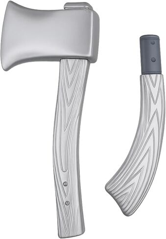 23.6 Inch Costume Prop，Detachable Two-Piece Plastic Display Axe for Adult Cosplay, Stage Performance & Decorative Use in Saudi Arabia