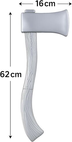 23.6 Inch Costume Prop，Detachable Two-Piece Plastic Display Axe for Adult Cosplay, Stage Performance & Decorative Use in Saudi Arabia