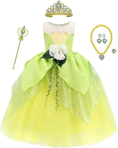 ToLaFio Princess Costume for Girls Birthday Role Play Dress Up Ball Gown Halloween Fancy Party Dress in Saudi Arabia
