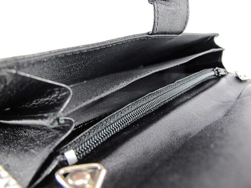 Genuine Cobra Snake Skin with Head Leather Women's Trifold Clutch Wallet Purse Natural in Saudi Arabia