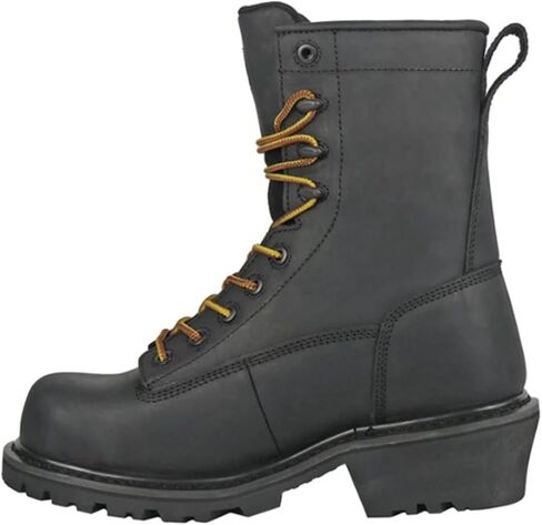 Hoss Men's 8" Cross Cut Waterproof Logger Work Boot Composite Toe - 80114 in Saudi Arabia