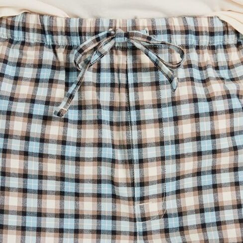 Life is Good. Men's Putty Check Plaid Classic Sleep Pant, Putty White, Medium in Saudi Arabia
