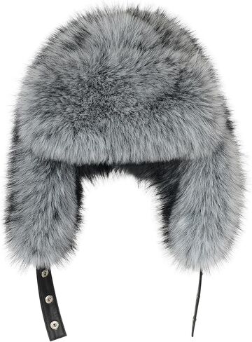 Peicees Fur Russian Hat, Winter Trapper Hat with Ear Flap, Halloween Y2K Cosplay Costume in Saudi Arabia