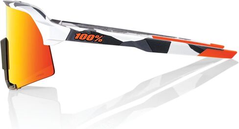 100% S3 Sport Performance Cycling Sunglasses (Soft Tact Grey Camo - HiPER Red Multilayer Mirror Lens) in Saudi Arabia