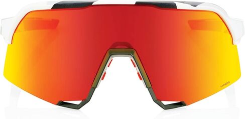 100% S3 Sport Performance Cycling Sunglasses (Soft Tact Grey Camo - HiPER Red Multilayer Mirror Lens) in Saudi Arabia