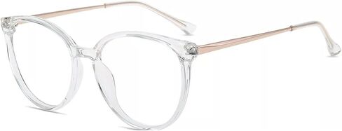 Firmoo Oversize Blue Light Blocking Glasses for Women/Men, Anti Glare Anti Eyestrain, Chic Round Computer Glasses Unisex in Saudi Arabia