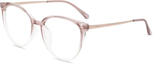 Firmoo Oversize Blue Light Blocking Glasses for Women/Men, Anti Glare Anti Eyestrain, Chic Round Computer Glasses Unisex in Saudi Arabia