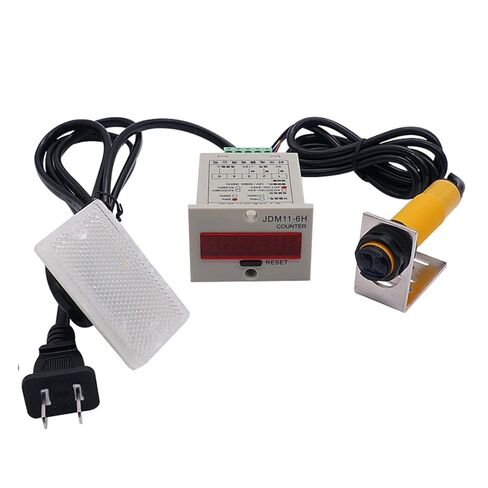 TWTADE/ 110-220VAC LED Auto Display Digital Counter 0-999999 6 Digits + Hall Proximity Sensor Switch Distance 10CM NPN NO + Holder US-JSQ+GD+CT 10mm in Kuwait