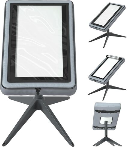 Starlink Gen 3 Protective Cover with Transparent EVA Front Panel, Roll-Up Magnetic Closure & Side Zipper Access - Weatherproof Anti-Dust Case for Satellite Dish (Back Strap Buckle Design) in Kuwait