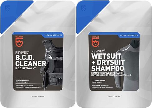 GEAR AID Wetsuit, Drysuit Cleaner and Conditioner – Wash Away Salt, Chlorine, and Residue with Concentrated Shampoo, Keeps Gear Fresh, Durable, and Ready for Use, 1 Liter (33.8 fl oz) in Saudi Arabia