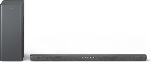 PHILIPS B5309 Soundbar 2.1 with Wireless Subwoofer and Immersive DTS Virtual:X Audio Technology - 240W Max Power, Deep Bass, Bluetooth 5.4, Four EQ Modes, HDMI ARC and USB connectivity - Dark Grey in Kuwait