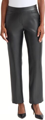 Kasper Women's Faux Leather Pull-on Pant in Saudi Arabia