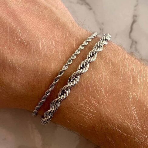 Silver Bracelets for Women Layered Bangle Bracelets for Women Cuff Design Jewelry in Saudi Arabia