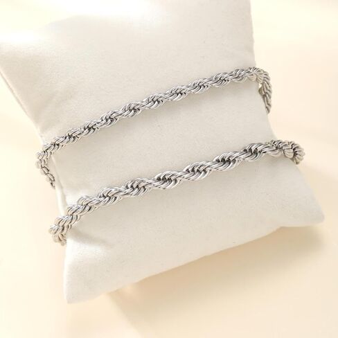 Silver Bracelets for Women Layered Bangle Bracelets for Women Cuff Design Jewelry in Saudi Arabia