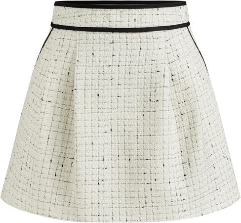 تنورة قصيرة للنساء من CIDER من التويد بخصر متوسط ​​وجيب متباين وتنانير قصيرة للنساء in Kuwait