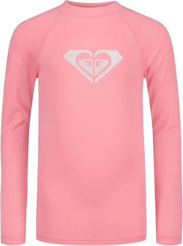 Roxy Girls' Long Sleeve Whole Hearted Rashguard Shirt, UPF 50+ Sun Protection, Quick Dry in Kuwait