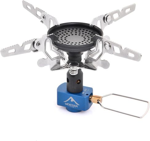 Widesea Backpacking Stove 3300W Camping Stove Portable Gas Burner with Iginitor Mini Ultralight Hiking Gear Outdoor Equipment in Kuwait