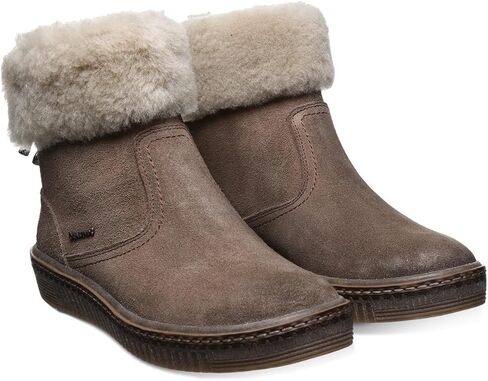 BEARPAW Women's Leticia Taupe Boot Size 10 | Classic Suede Boots | Women's Comfortable Winter Boot in Saudi Arabia