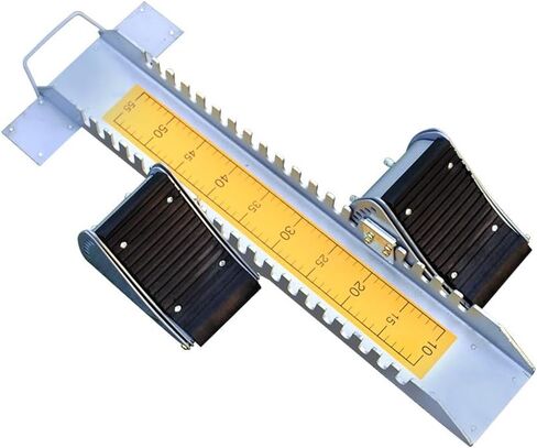Starting Blocks Multi-Function 6 Angle Adjustable Aluminum Track and Field Starting Block for Sprinting for Athletics Plastic Runway Cinder Track 25in in Saudi Arabia